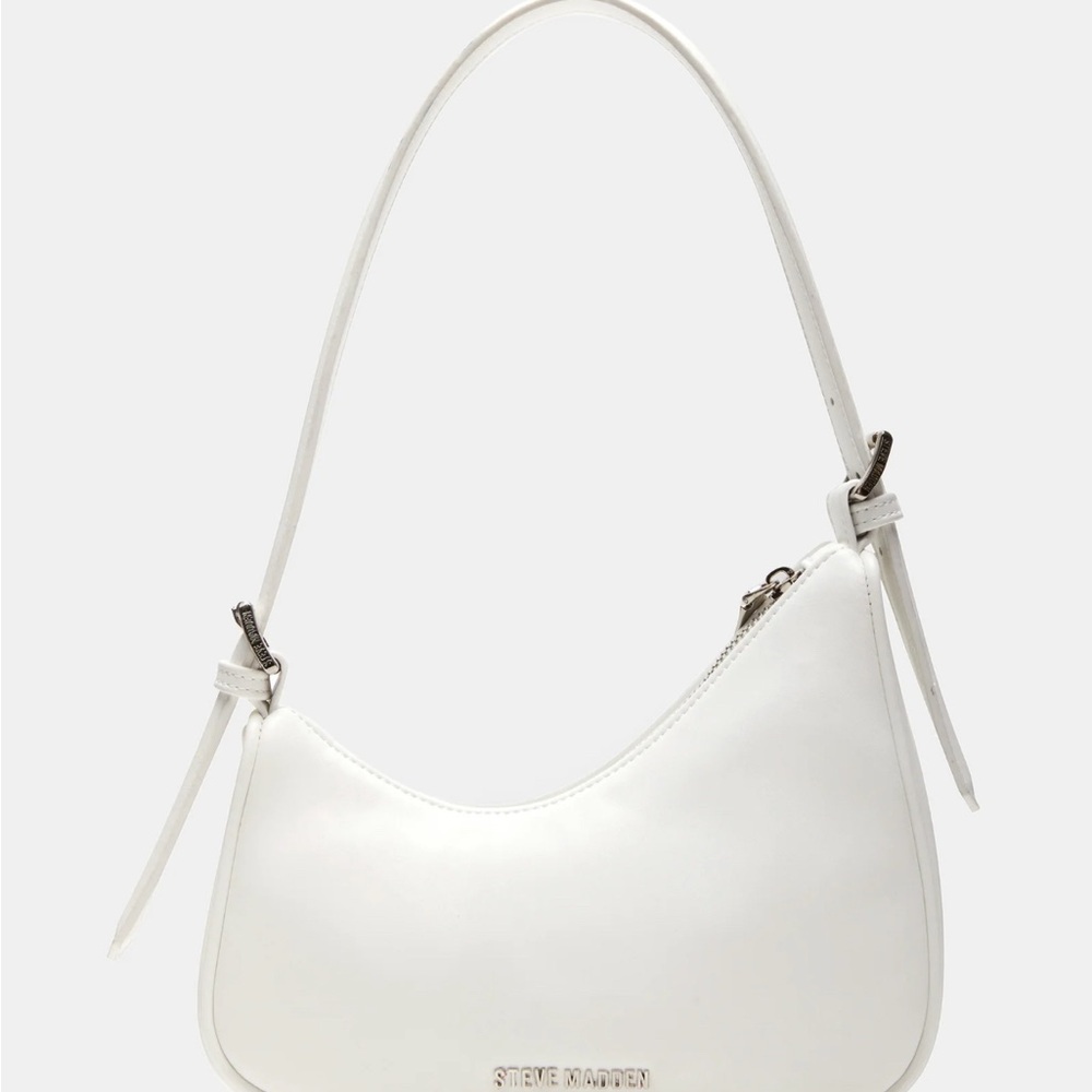 Steve Madden White Shoulder Bag